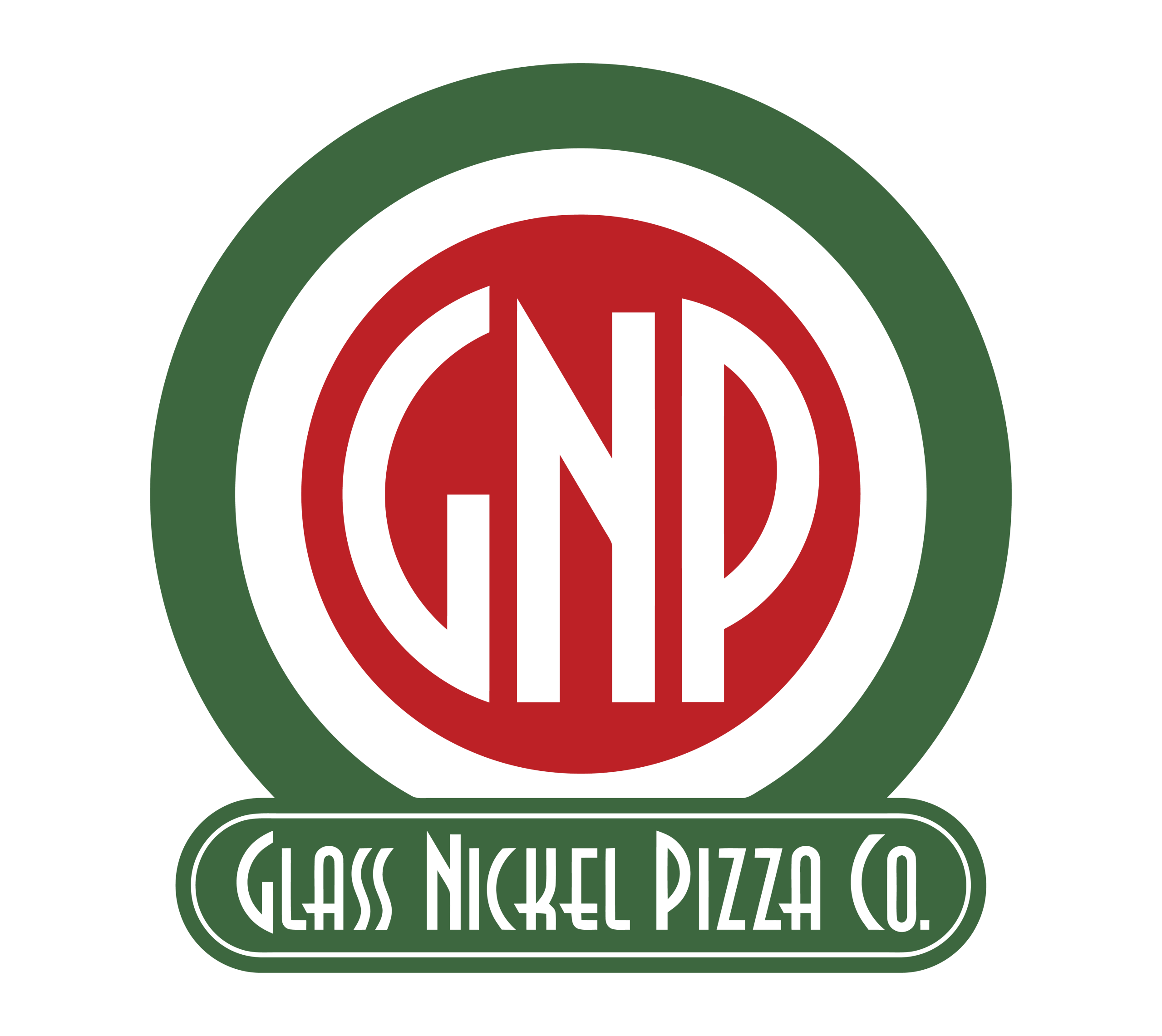 Glass Nickel Pizza