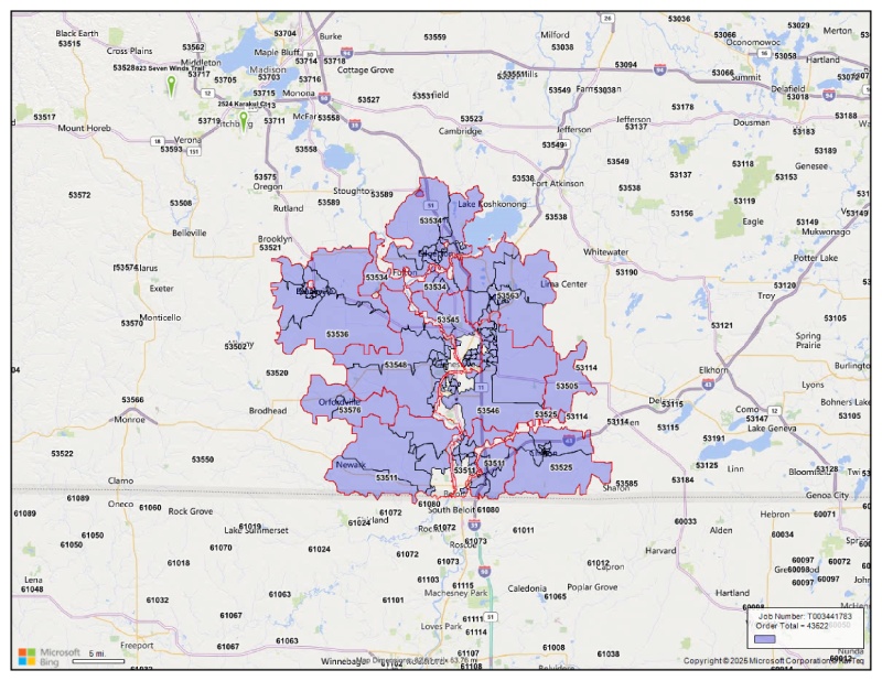 Advantage Rock County Map Advantage Rock County Map