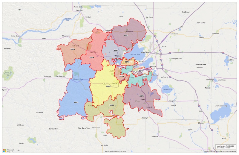 West Zone Delivery Map image West Zone Delivery Map image